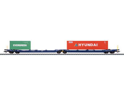 Märklin H0 - 47474 - Doppel-Taschenwagen Sdggmrss - Artikelbild