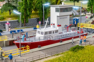 Faller H0 - 131016 - Feuerlöschboot - Artikelbild