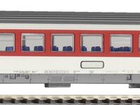 Piko H0 - 57609 - IC Personenwagen 2. Klasse + rotes Fensterband DB AG V