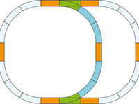 Piko G - 35302 - G Gleis Ergänzungs-Set Überholgleis