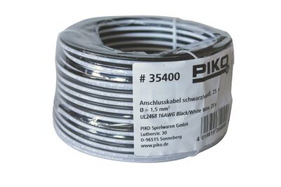 Piko G - 35400 - G Anschlusskabel schwarz/schwarzweiß 25m - Artikelbild