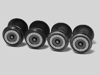 Piko H0 - 56182 - Radsatz für E-Lok Vectron bedruckt und profiliert, 4 Stck, (DC)