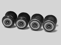 Piko H0 - 56183 - Radsatz für E-Lok Vectron bedruckt und profiliert, 4 Stck, (AC)