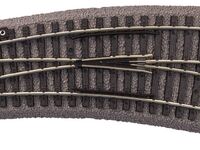 Piko H0 - 55423 - Bogenweiche mit Bettung, rechts BWR