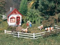 Piko G - 62291 - G Holzzaun weiß