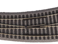 Piko H0 - 55427 - Bogenweiche, links BWL-R3 mit Bettung