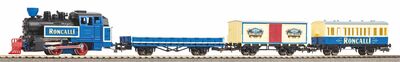 Piko H0 - 57142 - Start-Set mit Bettung Güterzug Roncalli R/C - Artikelbild