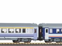 Piko H0 - 97931 - Start-Set mit Bettung E-Lok Taurus mit 3 IC Wagen PKP