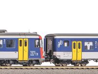 Piko H0 - 96854 - 2er Set Rbe 4/4 NPZ SBB IV Triebwagen + Steuerwagen