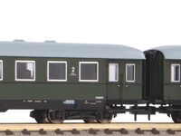 Piko N - 40628 - N 2er Set Schürzeneilzugwagen 1./2. Klasse + 2. Klasse DR III