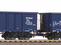 Piko H0 - 58239 - 2er Set Offene Güterwagen Eaos Axbenet VI mit Sandladung
