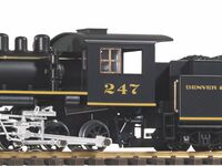 Piko G - 38239 - G Dampflok mit Tender Mogul D&RGW