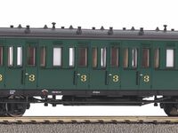 Piko H0 - 53335 - Abteilwagen 3. Klasse SNCB III mit Bremserhaus