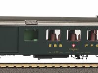 Piko H0 - 96752 - Steuerwagen BDt EW II SBB Ep. IV, grün und alte Schrift