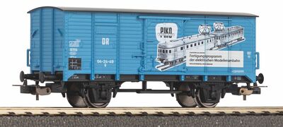 Piko H0 - 24502 - Gedeckter Güterwagen G02 VEB PIKO DR III - Artikelbild