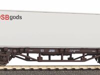 Piko H0 - 27720 - Containertragwagen Lgjs DSB V beladen mit 40 Container DSB
