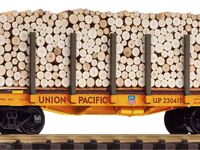 Piko G - 38791 - G Flachwagen mit Holzladung UP