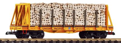 Piko G - 38791 - G Flachwagen mit Holzladung UP - Artikelbild