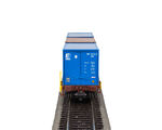 Piko H0 - 54687 - Tragwagen Sgnss NS VI, beladen mit 3 Containern - Artikelbild