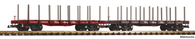 Piko G - 38797 - G 2er Set Rungenwagen D&RGW - Artikelbild