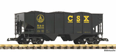 Piko G - 38973 - G Schüttgutwagen CSX / B&O mit Kohleladung - Artikelbild