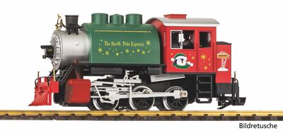 Piko G - 38257 - G Dampflok 0-6-0T North Pole Weihnachtslok - Artikelbild