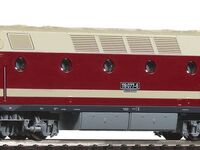 Piko H0 - 59934 - Diesellok BR 119 DR IV, Spitzenlicht oben, schwarzer Rahmen