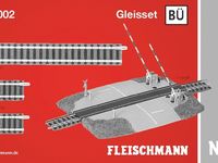 Fleischmann N 919002 - Gleisset BÜ, mit Bahnübergang