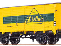 Brawa 67430 Gedeckter Güterwagen Libella DB Ep. III NEU - OVP