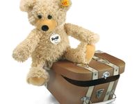 Steiff 012938 Scharly Schlenker-Teddybär im Koffer NEU - OVP