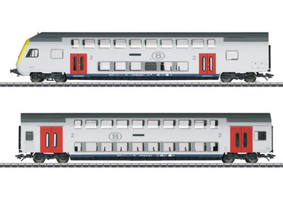 Märklin 43573 Doppelstockwagen-Set SNCB Ep. VI 2-tlg. NEU - OVP - Artikelbild