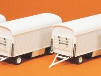 Preiser 20006 Zirkus 4x Packwagen ohne Beschriftung NEU - OVP