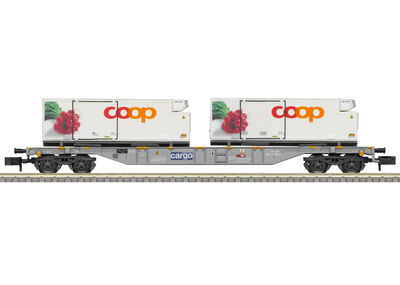 Trix N - 15493 - Containertragwagen coop® - Artikelbild