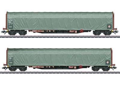 Märklin H0 - 47114 - Schiebeplanenwagen-Set DSB - Artikelbild