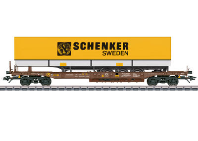 Märklin H0 - 47438 - Taschenwagen Schenker Sweden - Artikelbild