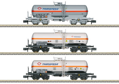 Trix N - 18267 - Kesselwagen-Set TRANSFESA - Artikelbild