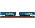 Trix H0 - 24470 - Doppel-Taschenwagen Sdggmrss 738 - Artikelbild