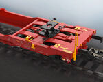 Trix H0 - 24470 - Doppel-Taschenwagen Sdggmrss 738 - Artikelbild