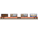 Trix H0 - 24471 - Doppel-Taschenwagen Sdggmrss - Artikelbild