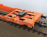Trix H0 - 24471 - Doppel-Taschenwagen Sdggmrss - Artikelbild