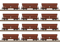 Trix H0 - 24968 - Display Schwenkdachwagen Bauart Tals 968