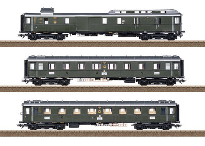 Trix H0 - 23650 - Schnellzugwagen-Set FD 226 zur Baureihe 01 - Artikelbild