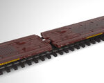 Trix H0 - 24428 - Flachwagen-Paar Laads 800B - Artikelbild