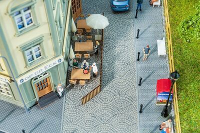 Faller H0 - 170312 - PREMIUM Straßenfolie Römisches Kopfsteinpflaster - Artikelbild
