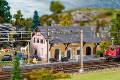 Faller N - 212128 - Bahnhof Lavin - Artikelbild