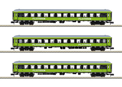 Trix N - 15462 - Schnellzugwagen-Set FlixTrain - Artikelbild