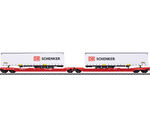 Märklin H0 - 47470 - Doppel-Taschenwagen Sdggmrss 738 - Artikelbild