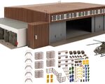 Faller H0 - 144111 - Hangar mit Hubschrauber - Artikelbild