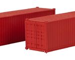 Faller H0 - 182154 - 40 Container, rot, 2er-Set - Artikelbild