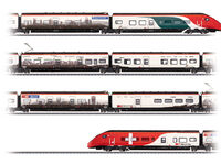 Märklin H0 - 39811 - Hochgeschwindigkeits-Triebzug RABe 501 Giruno